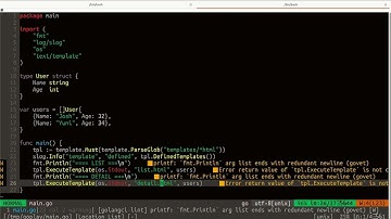Golang Templates Composition