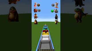 Los Brainrot Baby VS Italian Brainrot Mobs! Who Jumps Further? 6 #minecraft #minecraftshorts #shorts