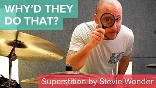 Whyd They Do That? - Superstition by Stevie Wonder Drum Analysis