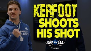 Kerfoot Shoots his Shot | Leaf to Leaf with Alexander Kerfoot and Rasmus Sandin