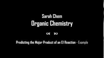Predicting the Major Product if an E1 Reaction - Example