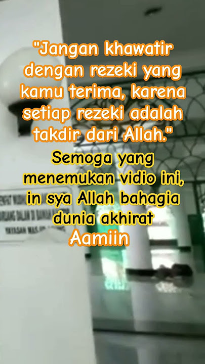 Karena setiap rezeki adalah takdir dari Allah #yukberdoa #katamutiara #nasehat #motivasi #quotes