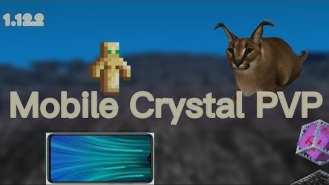 Mobile crystal pvp Ft. Pojav launcher! [Offhand crystal pvp w phobos 1.5.4 & wp2