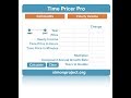 Time Pricer Pro Demo