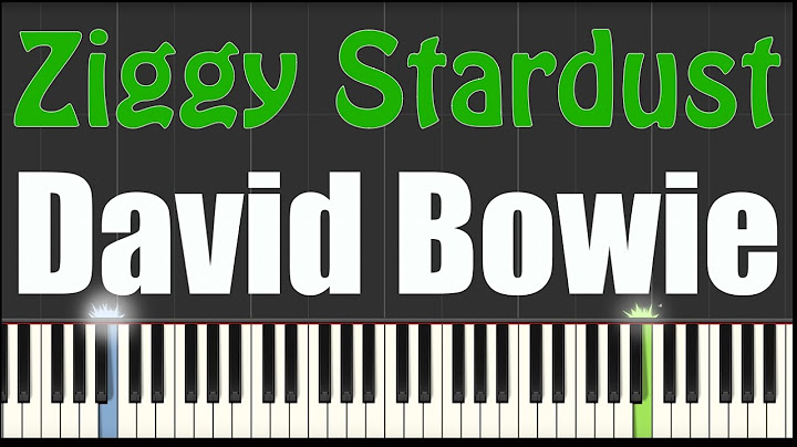 Ziggy Stardust Piano version - Piano performance video thumbnail