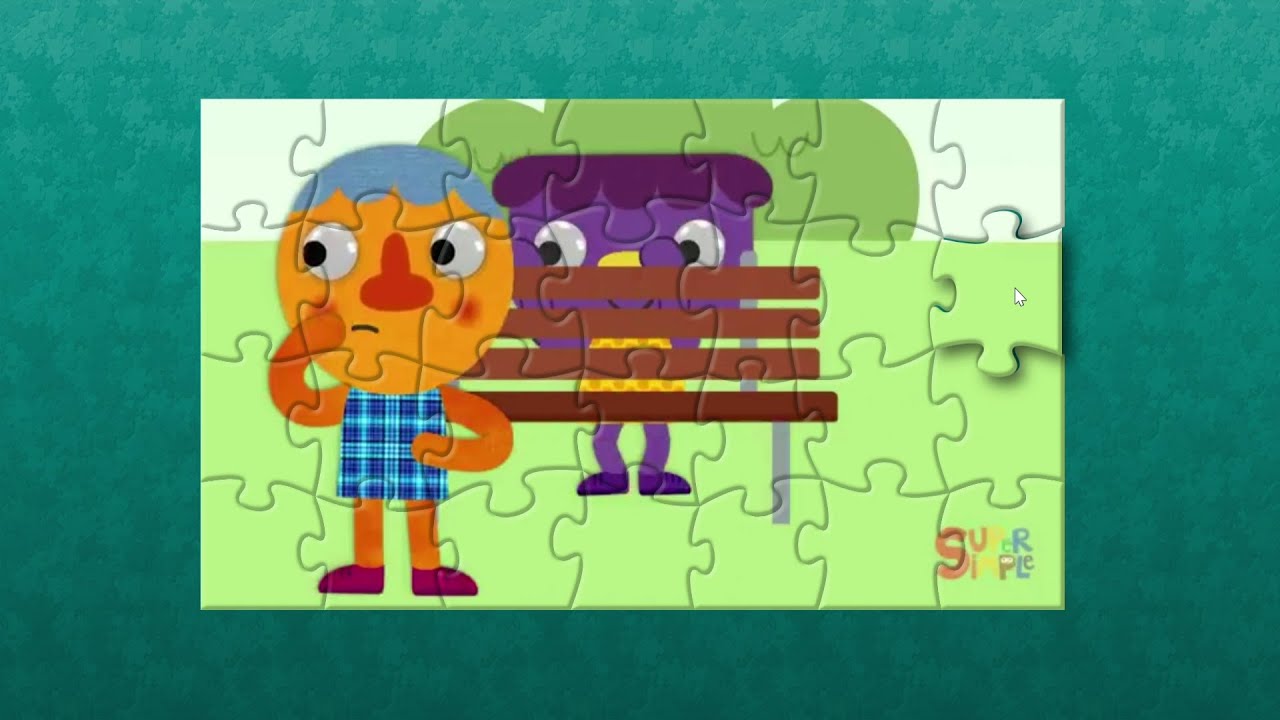 Hide And Seek featuring Noodle & Pals Super Simple Songs puzzle - YouTube