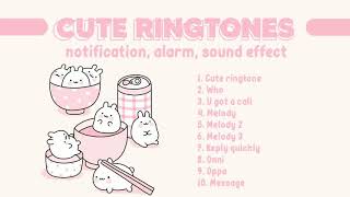 CUTE KOREAN RINGTONES, NOTIFICATIONS, SOUND EFFECT, ALARM screenshot 1