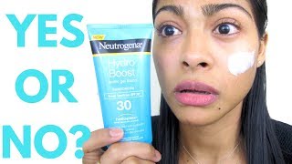 Fejde Arthur gryde NEW REVIEW: Neutrogena Hydro Boost Sunscreen - YouTube