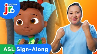 Cody's 'Are We There Yet' Car Song 🚗🎶 Asl Sign-Along For Kids | Cocomelon Lane | Netflix Jr