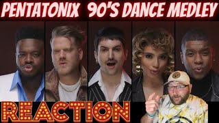 PENTATONIX- 90'S DANCE MEDLEY(REACTION !!!)-OH SNAP THIS RIGHT HERE IS MY DAM JAM MAN UNDERSTAND !!!