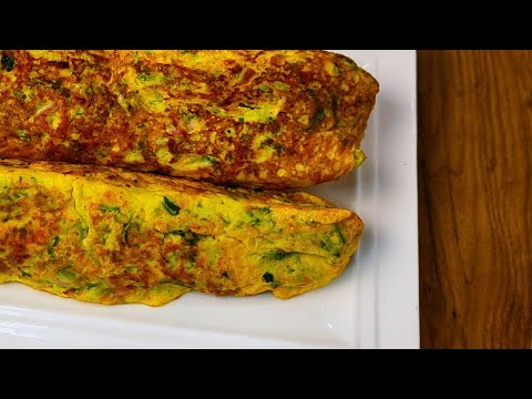 КАБАЧКОВЫЙ РУЛЕТ на завтрак, так быстро и вкусно