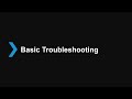 7. Basic Troubleshooting v18 - Advanced Certification