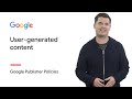 User generated content | AdSense Program Policies