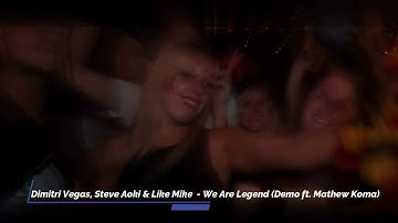 #Shorts: Dimitri Vegas & Like Mike - We Are Legend (The Demo vs Final Version)
