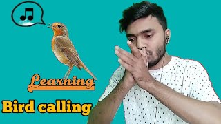 Learning how to bird whistle with your hands easily | how to whistle loud with hands | Bird calling