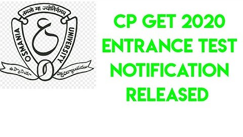 CPGET-2020 NOTIFICATION RELEASED