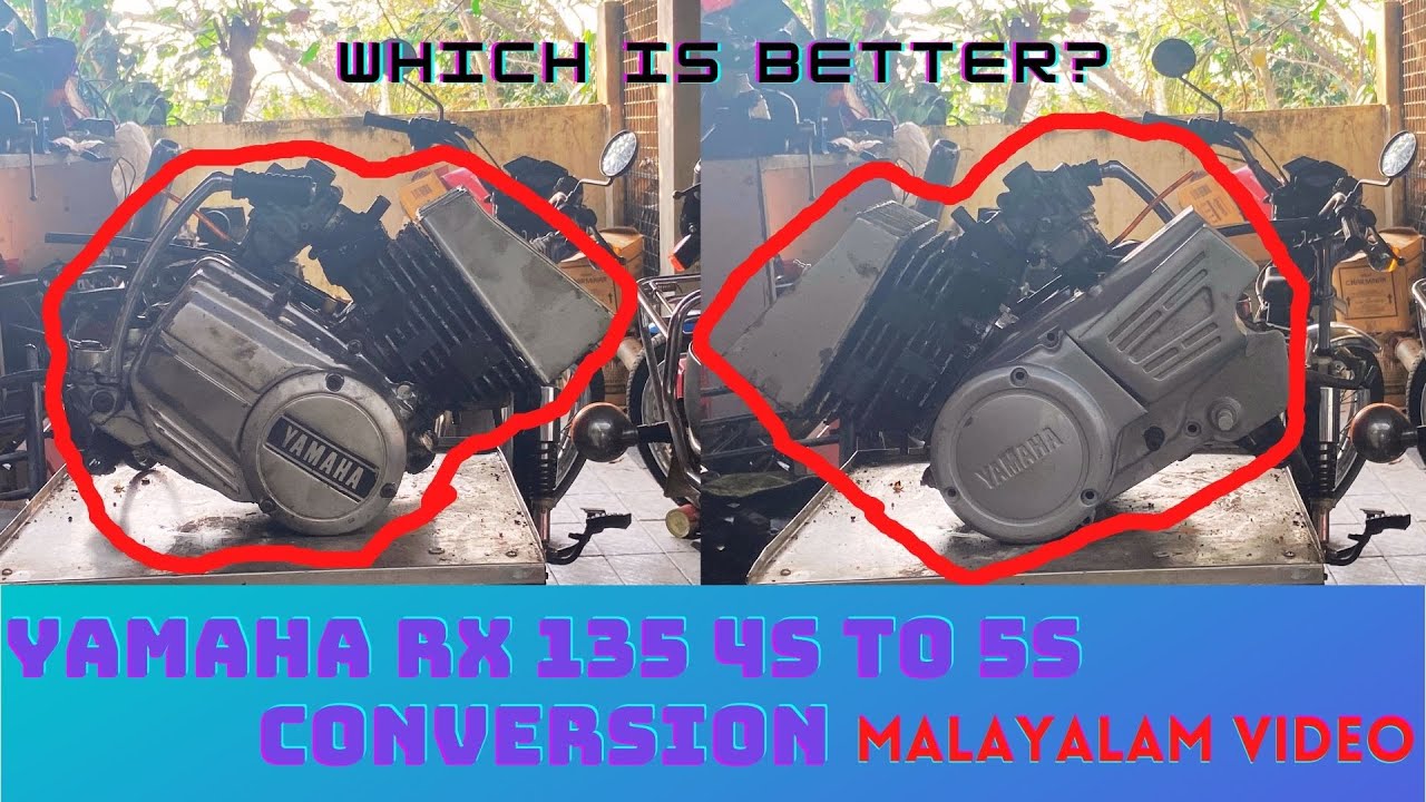 Rx100 | 135 4 Speed to Rx 135 5 speed conversion (Malayalam Video)