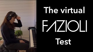 Virtual Fazioli Test