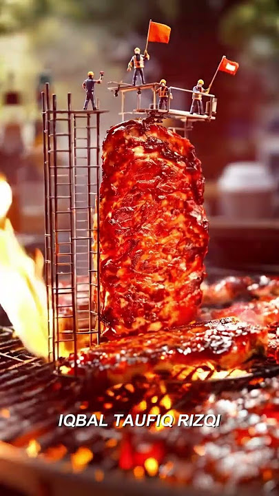 Miniature BBQ Ribs Construction with the Liliput Crew! - IQBAL TAUFIQ RIZQI