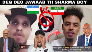 QAMAR SUUGAANI OO SHARMA BOY KA DIIDEY TIKTOK LIKE KII IYO SHARMA BOY OO JAWAAB KULUUL KA…..