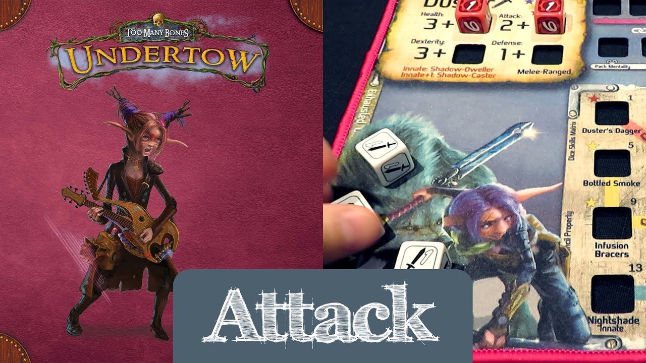 Too Many Bones:  Undertow - Attack, Rulebook Videos