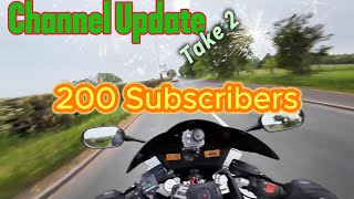 Channel Update 2nd attempt. #motorcycle #motovlog #vfr #travel #youtube #biker #jokes