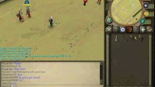 samr126 maxing with dark bow 80 range at duel arena!