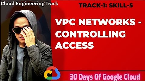 30 Days of Google Cloud 2021 Quest:VPC Networks - Controlling Access