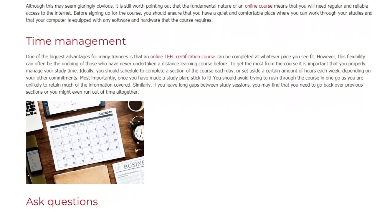 Top Tips for Taking an Online TEFL Course | ITTT TEFL BLOG - YouTube