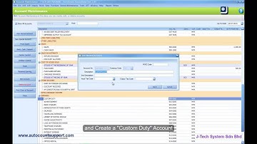 Import Goods in AutoCount by J-Tech System