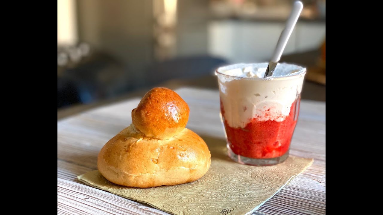 Brioche col tuppo per granita YouTube