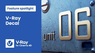 V-Ray 6 for Cinema 4D — Setting up a Decal using displacement V-Ray 6 for Cinema 4D — Setting up a Decal using displacement
