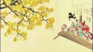 Beautiful Japanese Garden 💚 Adorable Traditional Japanese Koto, Shamisen, Bamboo Flute!