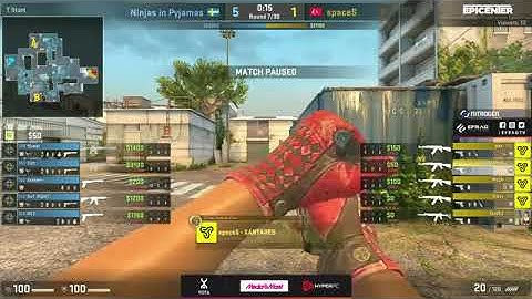 NiP vs Space (Qualifier map1) Soldiers EPICENTER 2017 - Europe Closed