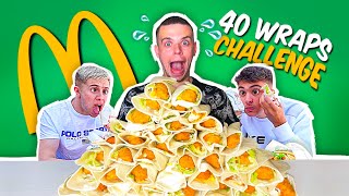 WRAPS P'TIT RANCH MCDO CHALLENGE !! Combien vais-je en Manger ? (J'atomise Michou et Inoxtag ^^)