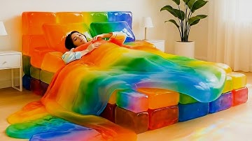 Which Dream Bed Would You Choose 🛏️ Ultimate Oddly Satisfying AI ASMR #sleepasmr #relaxingbedtime #8