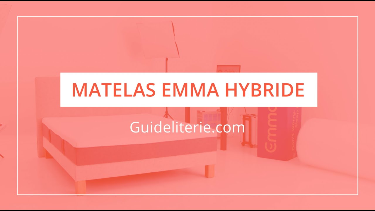 EMMA, Matelas Hybride 140x190, Mémoire de Forme + Ressorts, MEILLEUR  CHOIX Emma, Dos Apaisé, Soutien Et Respirabilité