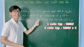 Đại số 10 | Bài 4 : Bất phương trình bậc nhất 2 ẩn ( chương trình mới )