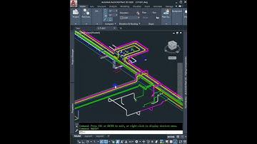 AUTOCAD PLANT 3D TO NAVISWORKS 1 MINUTE #shorts