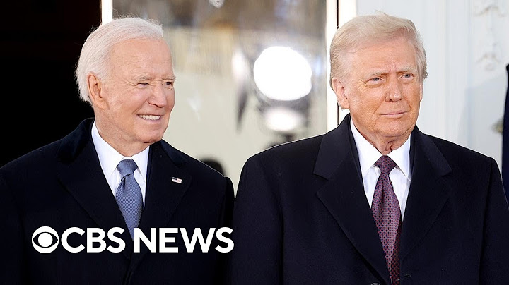 Trumps meet with Bidens before inauguration ceremony