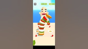 Sandwich Runner Gameplay #alllevels (Android/IOS) #gameplay #shorts #subscribe(1)
