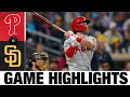 Phillies vs. Padres Game Highlights (8/20/21) | MLB Highlights