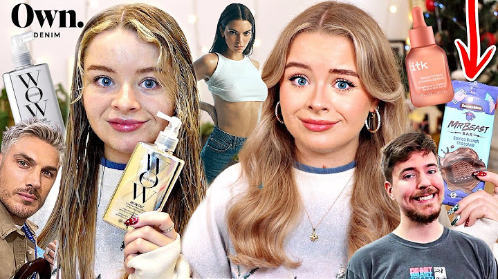 Testing YOUTUBER/CELEBRITY BRANDS!