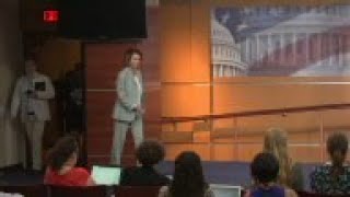 During her weekly press Conference, House Minority Leader Nancy Pelosi discusses Planned Parenthood