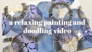 Relaxing Painting and Doodling Video with ASMR Sounds