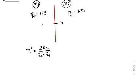 030 transmission coefficient using intrinsic impedance