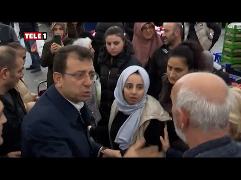 İmamoğlu'nun yanına koşarak gelen kadın: Başkanım hamileyim bana vuruyor