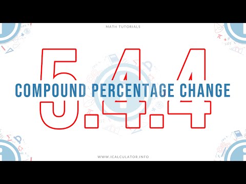 5.4.4 - Compound Percentage Change