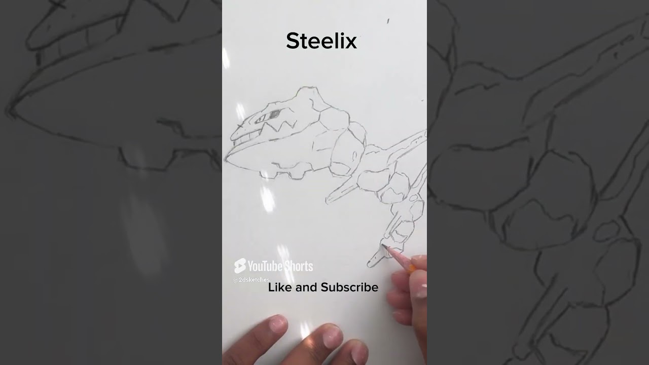 How to draw Steelix 