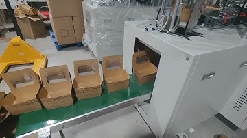 Kraft window pasting paper box making thermoforming machine